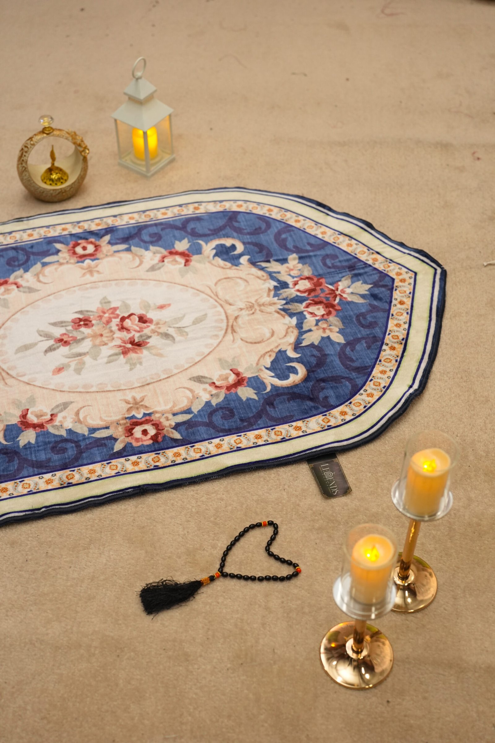 3D AL HARAM series gold Navy Blue - Image 2