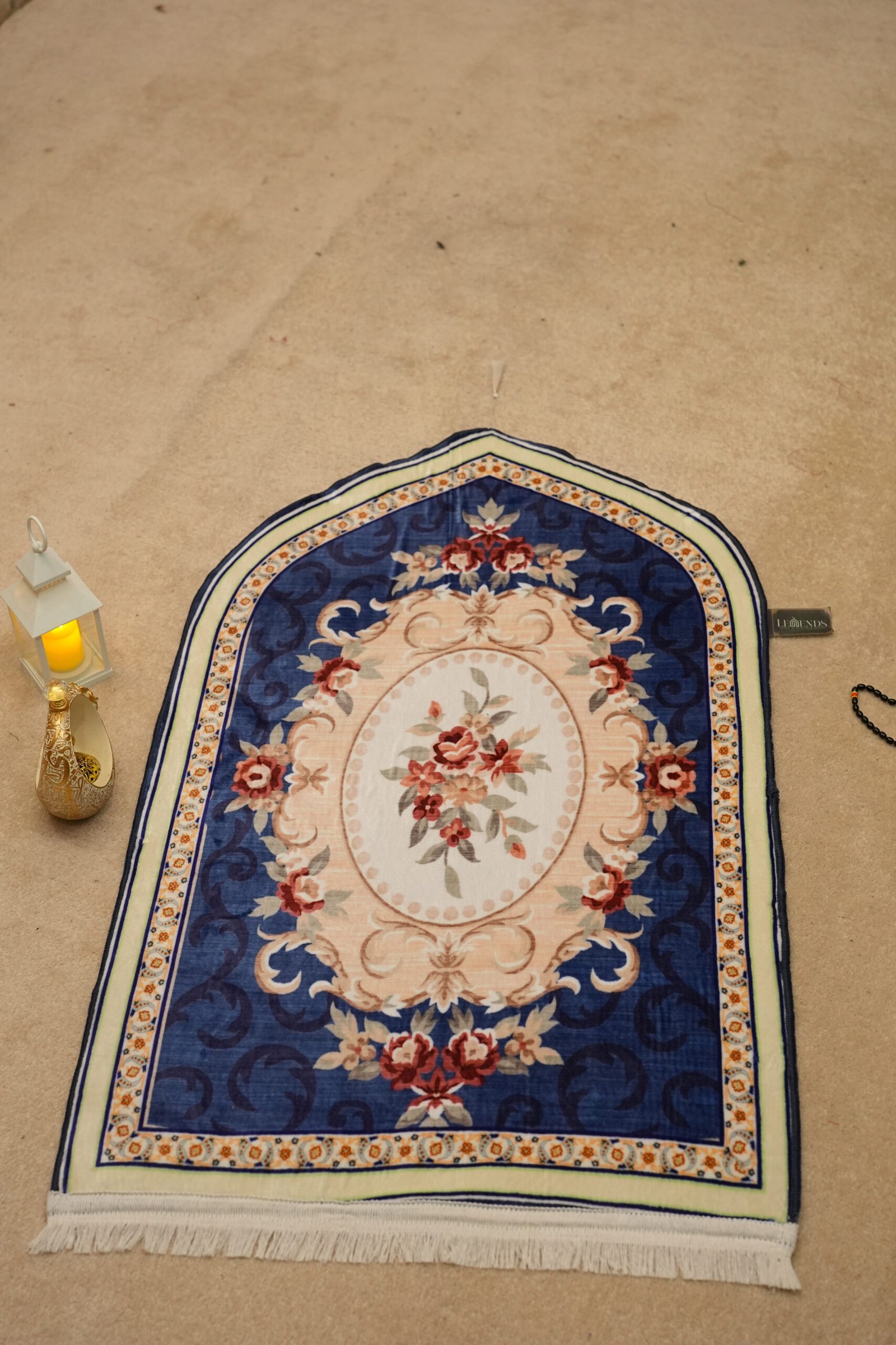 3D AL HARAM series gold Navy Blue - Image 4