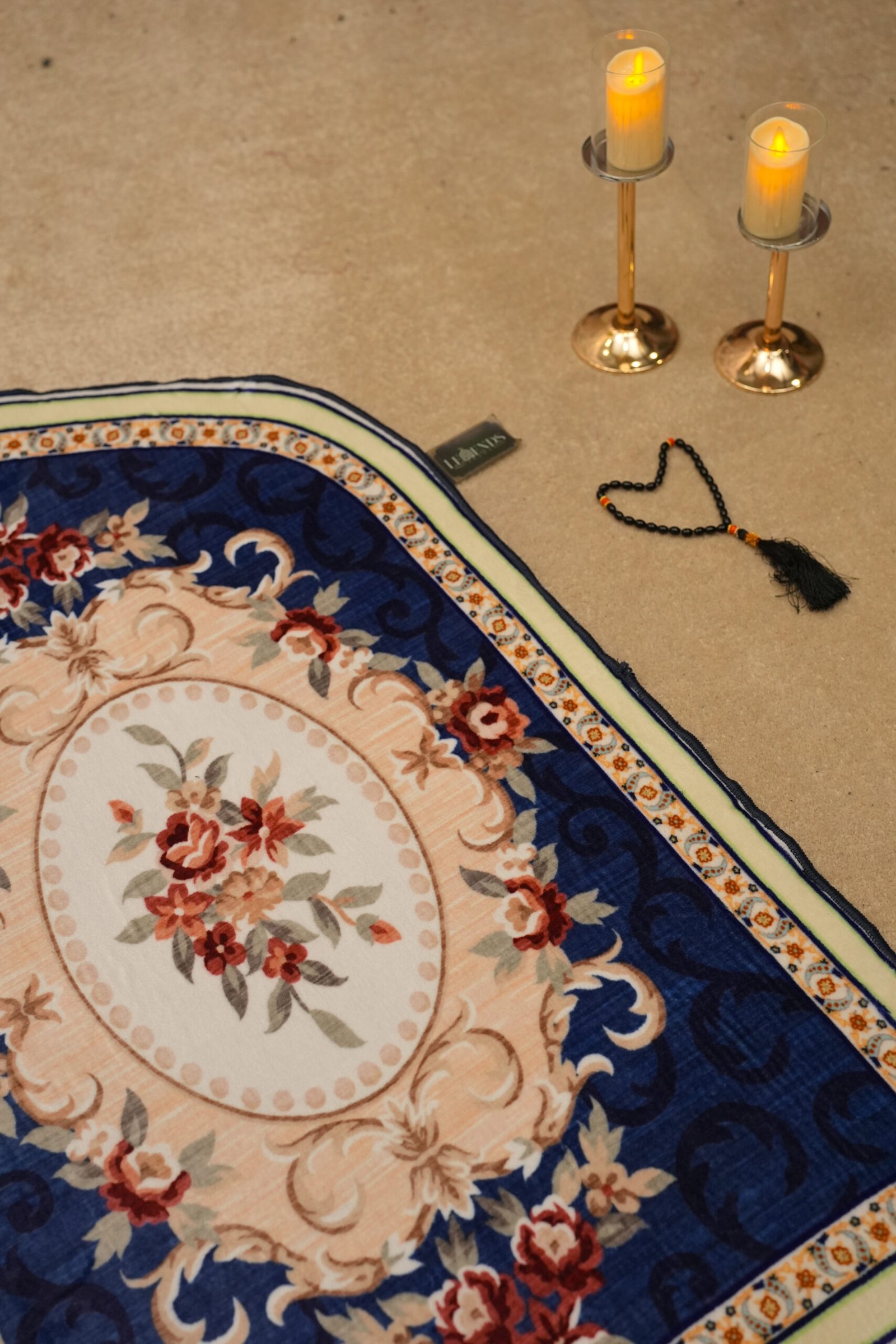 3D AL HARAM series gold Navy Blue - Image 5