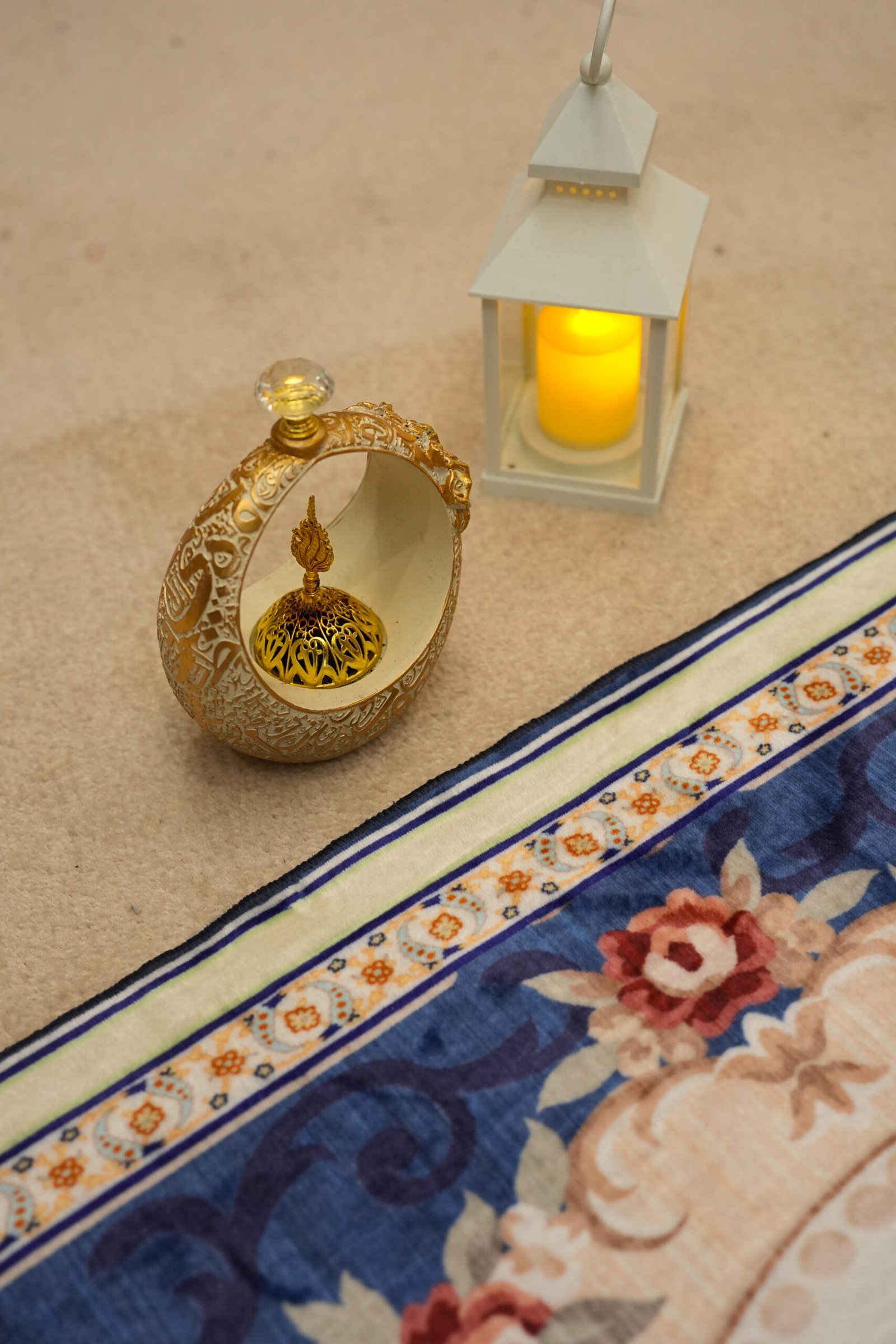 3D AL HARAM series gold Navy Blue - Image 6