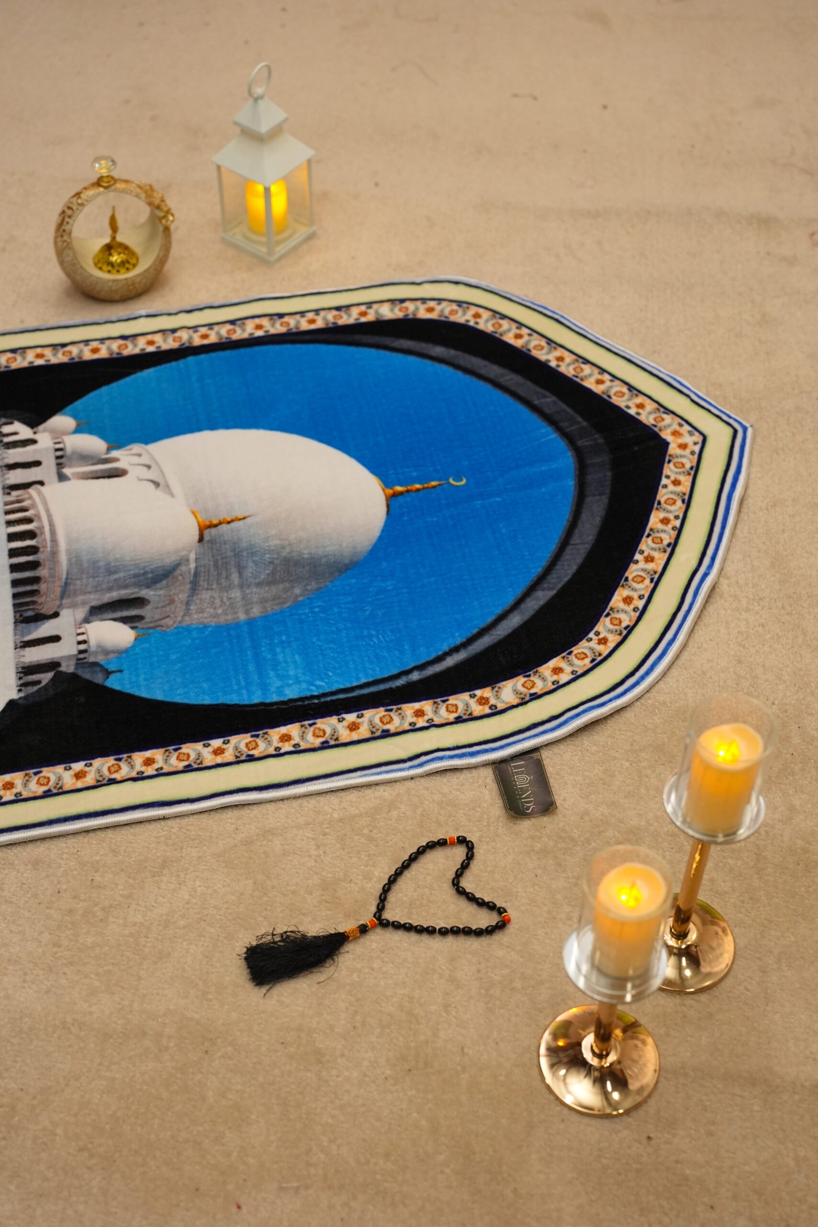 3D AL HARAM series gold Royal Blue - Image 2