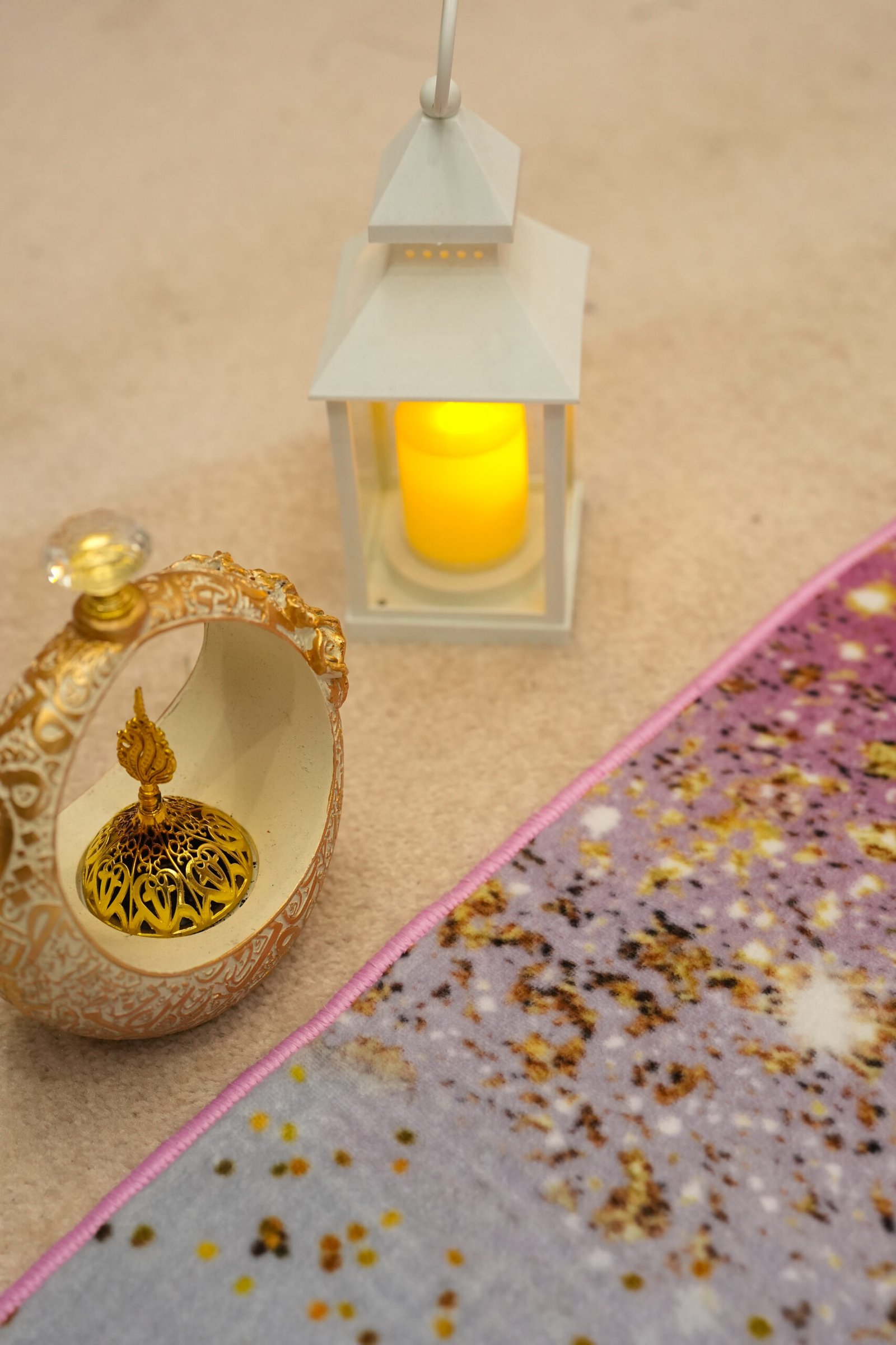 3D AL HARAM series gold Pink & Grey - Image 4