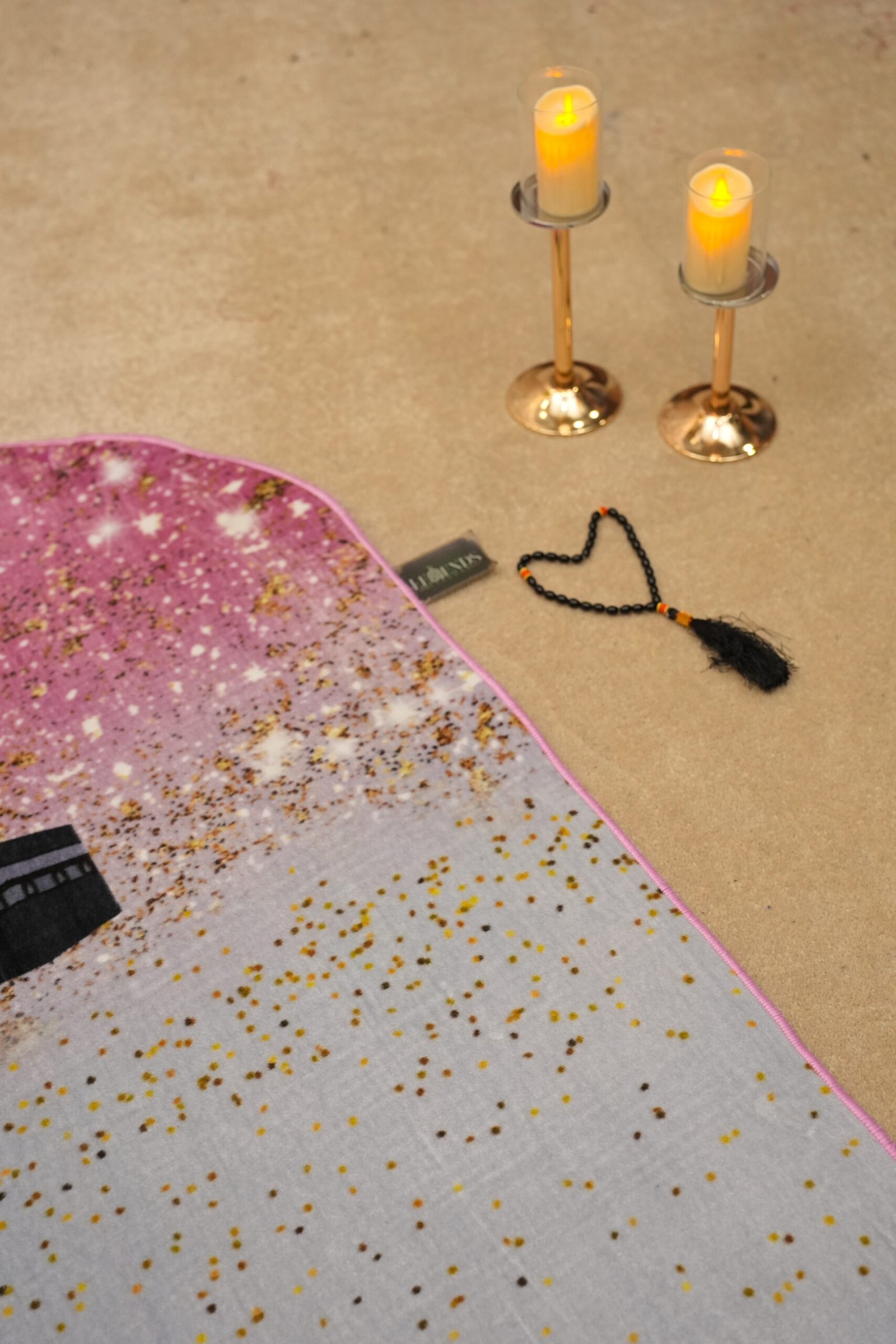 3D AL HARAM series gold Pink & Grey - Image 3