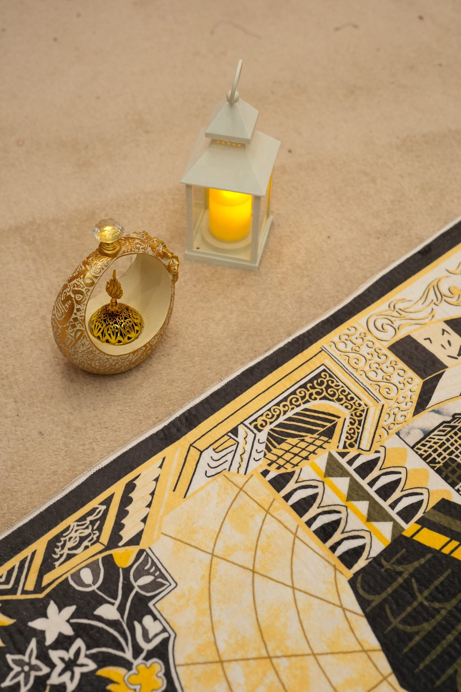 3D AL HARAM series Mustard Gold - Image 5