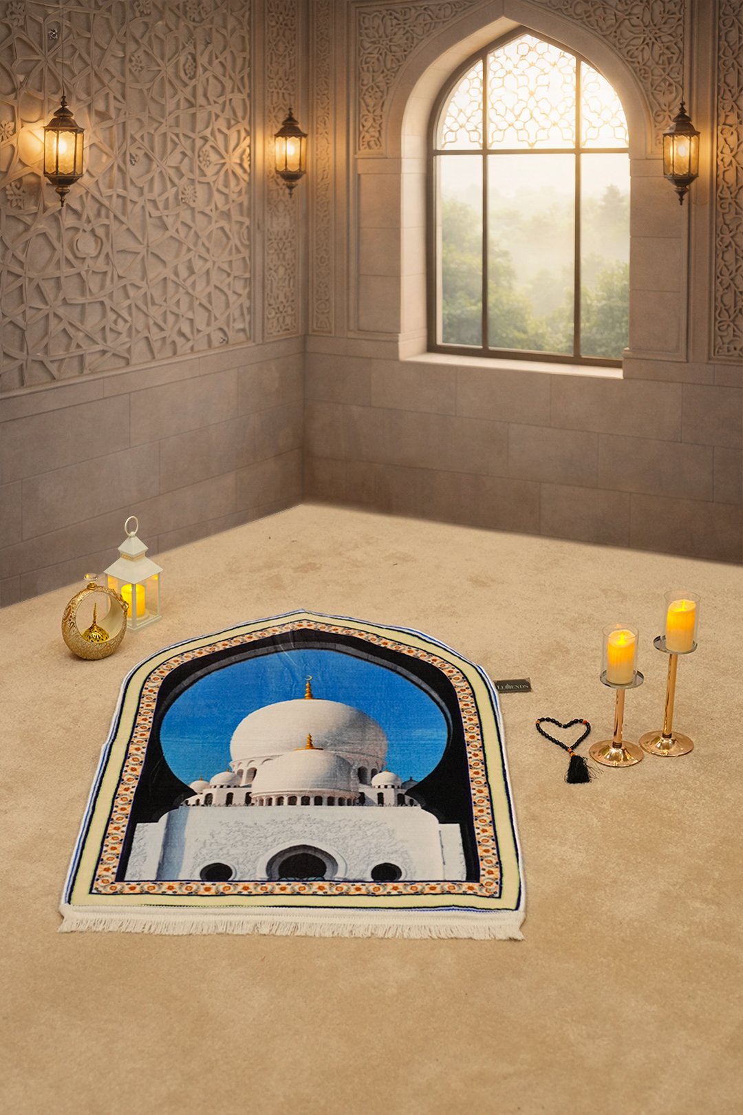 3D AL HARAM series gold Royal Blue