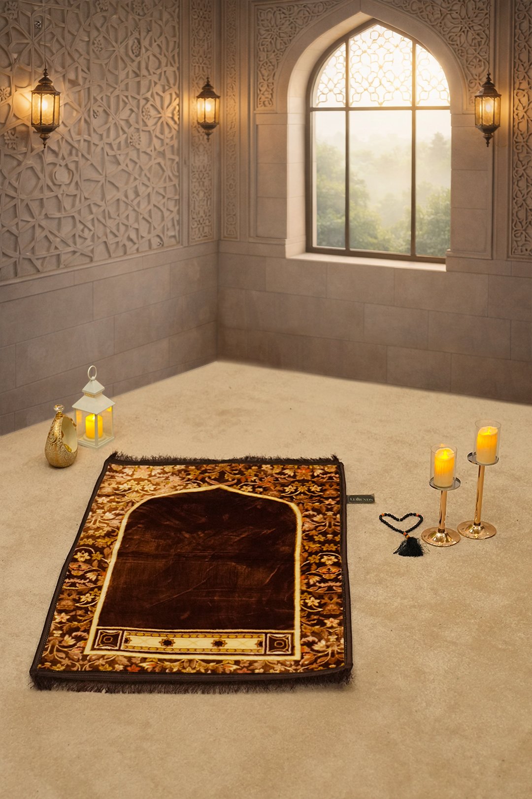 AL NOOR SERIES Dark Brown & Golden