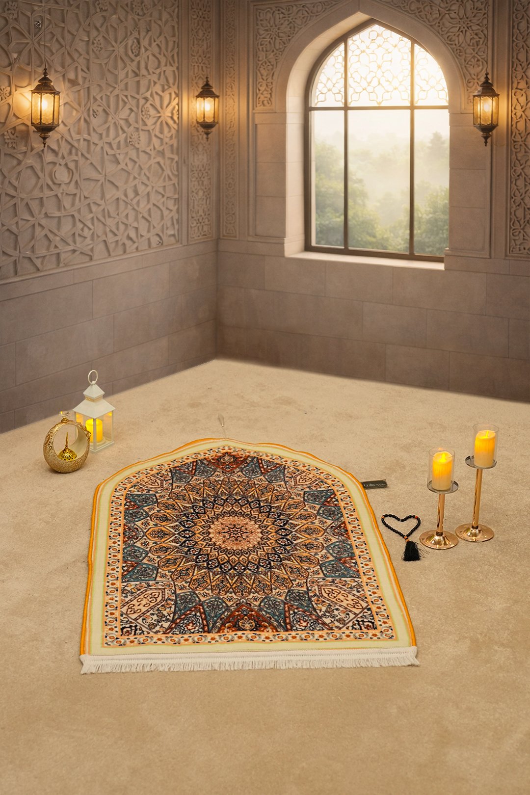 3D AL HARAM series gold Light Beige