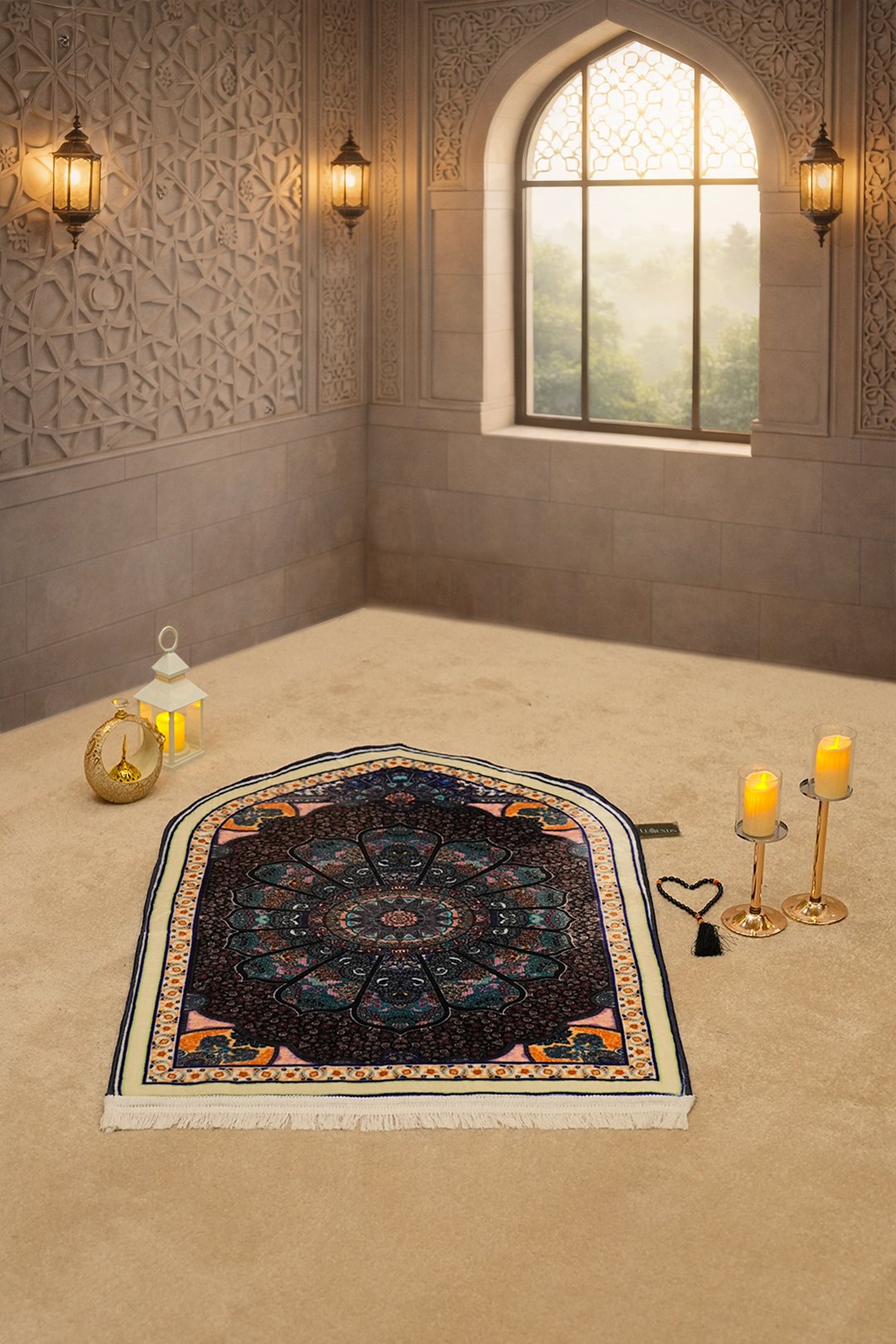 3D AL HARAM series gold Beige